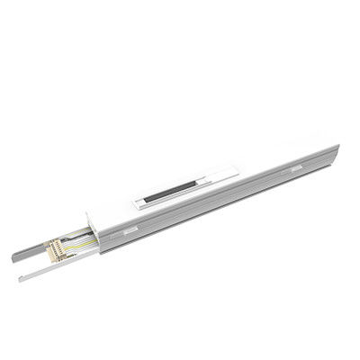 IP40 Commercial Industrial Linear Lighting 80W DALI Dimming For Machine Shops