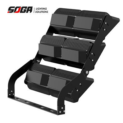 Asymmetric Stadium Glare Free LED Flood Light RGBW Amusement