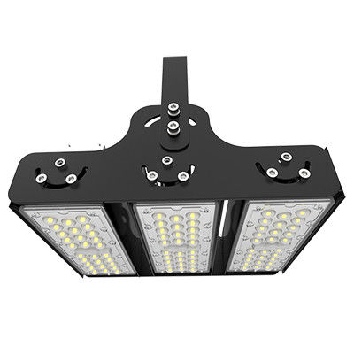 โคมไฟสนาม LED กลางแจ้ง 150W ไฟสนามหลังบ้านสีดำ IK08