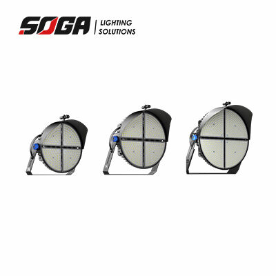 L70 ชั่วโมง 000 H ไฟ LED เสาสูง อินพุตแรงดันไฟฟ้า AC108-528V ขาเหล็กหรือสแตนเลส เหมาะสำหรับการส่องสว่างพื้นที่ขนาดใหญ่